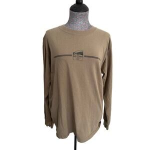 2008 Beijing  Olympic's Long Sleeve T-Shirt Size M Tan